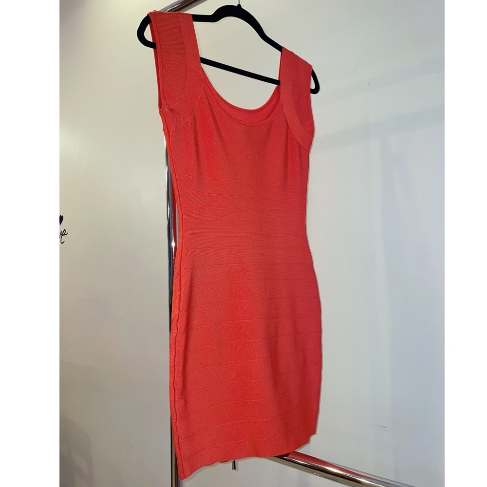 Marciano bandage dress with zippers